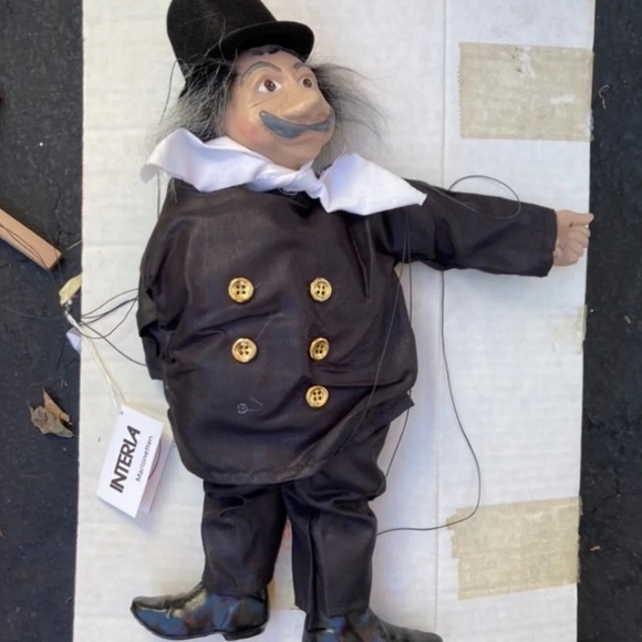 Nib - vintage Mr.schlot marionette puppet from Germany by InteriA - Picture 4 of 12